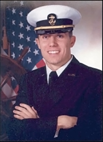 J. Kyle Hurdle in his U.S. Naval Academy uniform